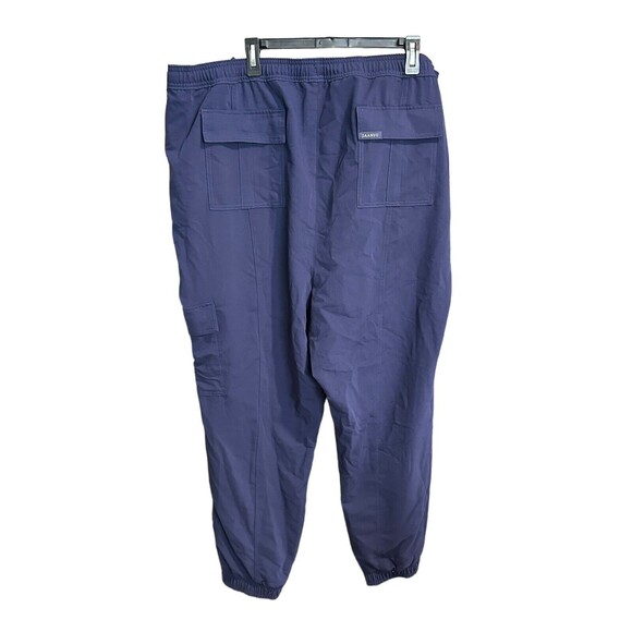 Jaanuu NWT Women's 3X Scrub Uniform Pants In Navy Blue Elastic Waist Joggers H13 - Picture 3 of 11